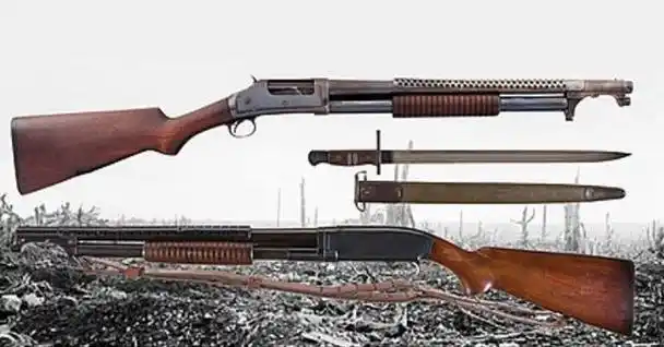 m12与m1897霰弹枪同属温彻斯特连发武器公司的产品,以m12霰弹枪为例