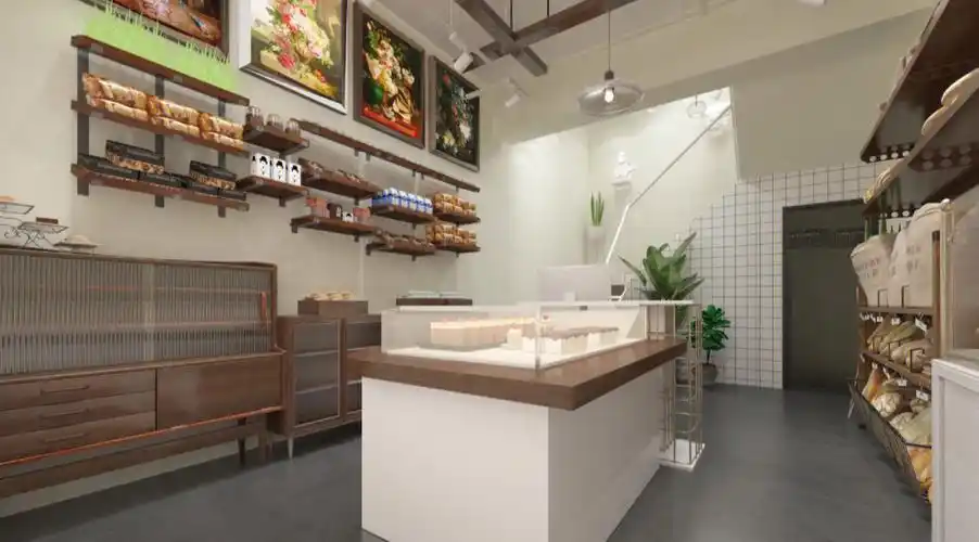 3dmax cad pscc蛋糕店设计|甜品店铺设计|连锁店设计|店铺设计装修