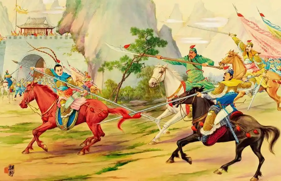 《三国演义》中三英战吕布,刘关张战的真的是吕布吗?