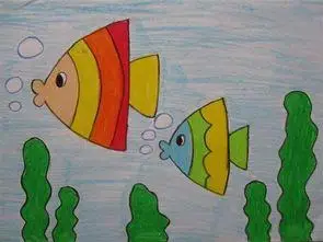 幼儿园儿童画课程指导与范画欣赏 6儿童画大全海底世界儿童画 你们