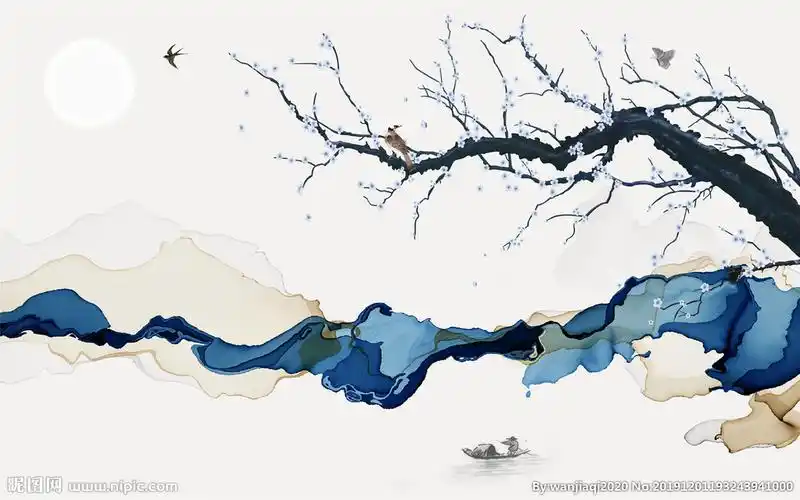 新中式装饰画背景设计图__图片素材_其他_设计图库_昵图网nipic.com