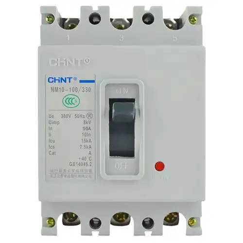 正泰 塑壳断路器 空气开关 空开 nm10-100/330 100a成套柜子