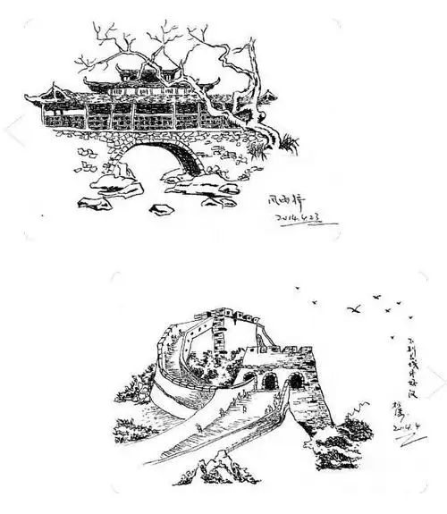 风雨桥跟长城都是中国建筑的经典,可风雨桥是用来迎宾的而长城是用来