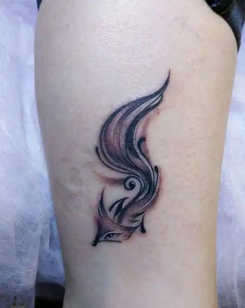 小狐狸纹身图片