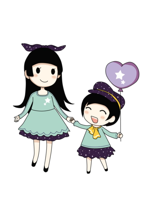 姐妹 动漫设计图__动漫人物_动漫动画_设计图库_昵图网nipic.com