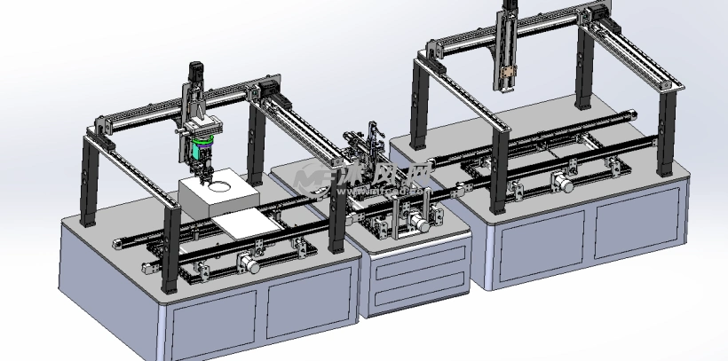 点胶组装工位机构图