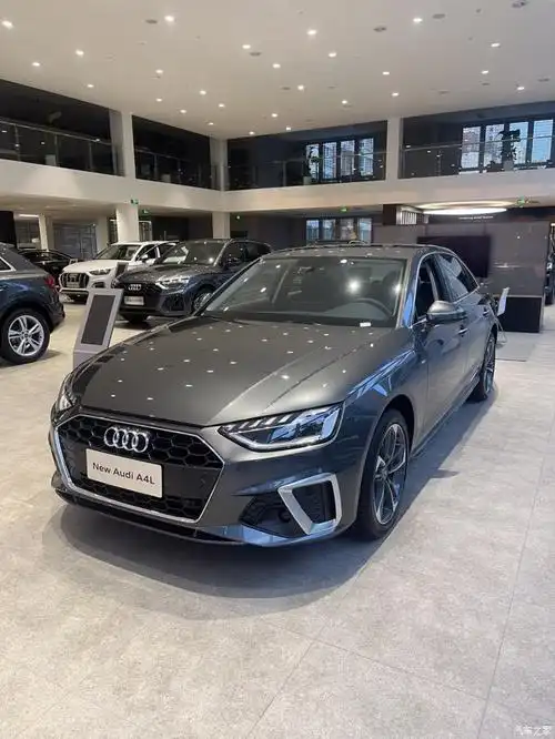 奥迪a4l还得是天云灰