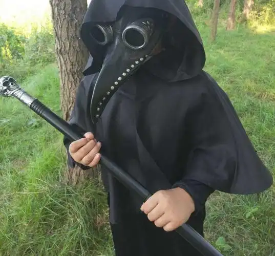 乌鸦头套乌鸦面具scp049面具头套scp049cos套装衣服096真人衣服玩具