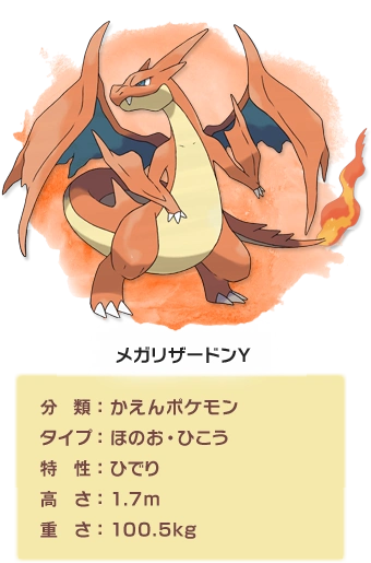 口袋妖怪xyx版mega喷火龙姿态