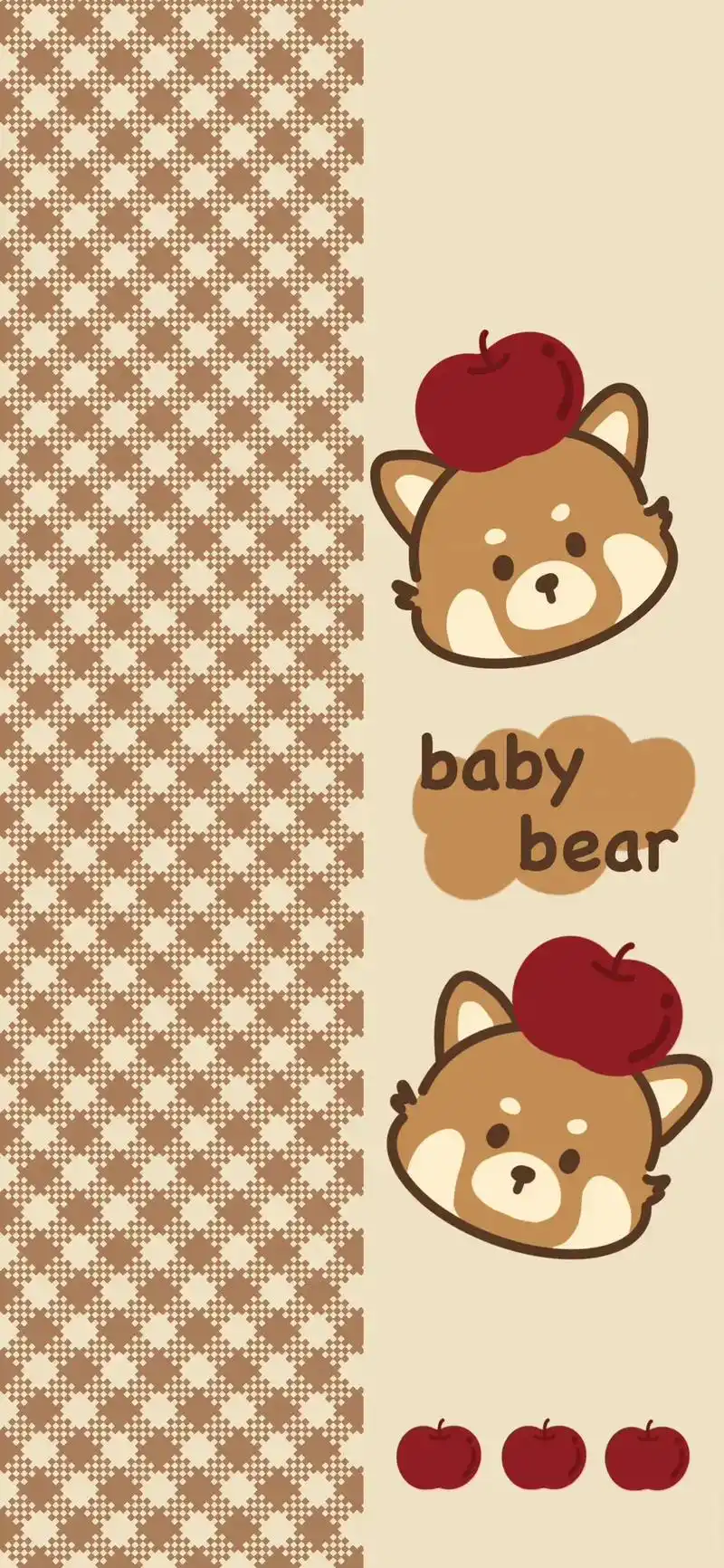 可爱壁纸 #卡通壁纸 #柴犬手机壁纸 #柴犬 #咖啡色搭配 - 抖音