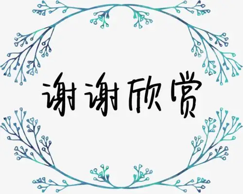 创意卡通可爱蓝绿色谢谢你相框拍照框