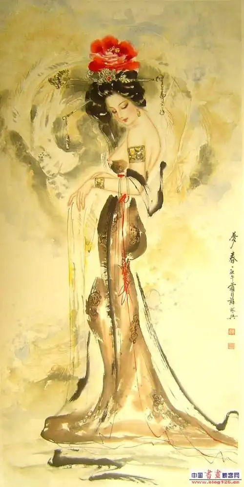 中国画人物仕女图欣赏