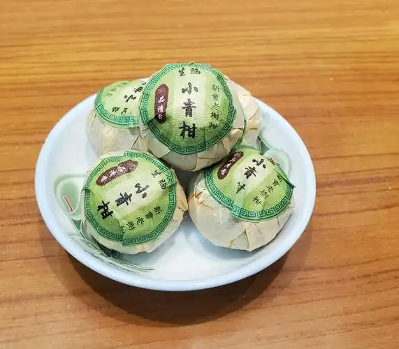 新会小青柑生晒江门天马柑普茶小沱茶六年陈皮柑特级普洱500g