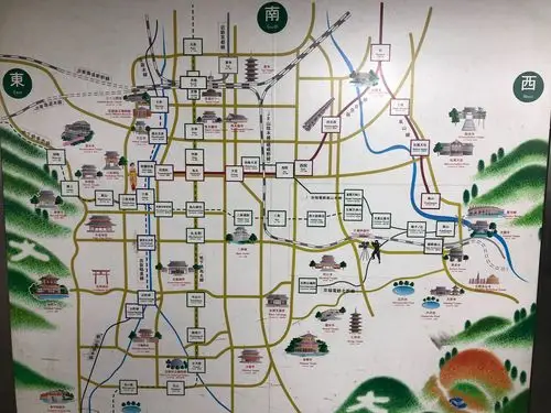 京都旅游地图