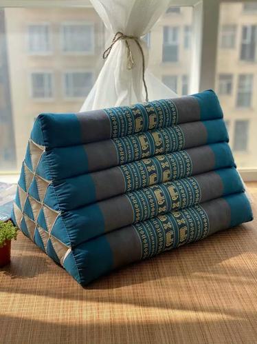 新款 泰国三角靠枕床头大靠背飘窗榻榻米沙发护腰大靠垫东南亚sp