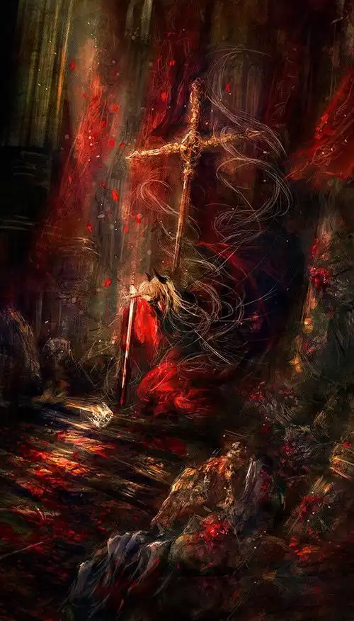 谁有那种带血受伤的动漫图,如下图