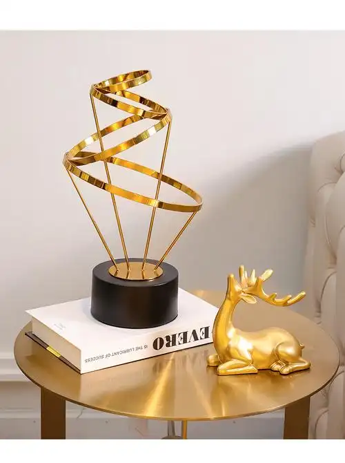 娜诗芙摆件金属客厅艺术品酒柜办公室书架玄关电视柜家居装饰品好物的