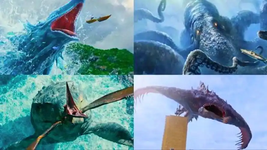 魔鬼剪辑打卡四条变异鲨鱼哪条更恐怖五头鲨看起来好厉害