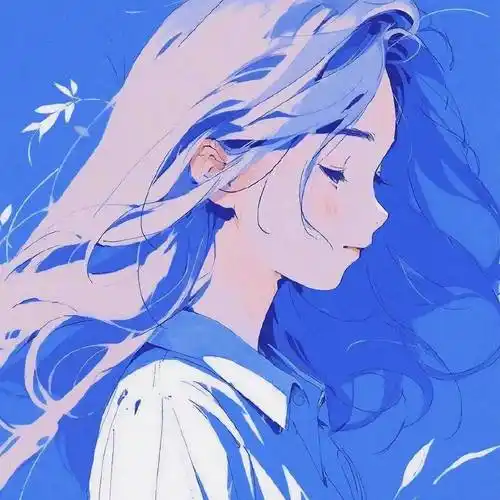 动漫头像 | 蓝色系小众动漫头像