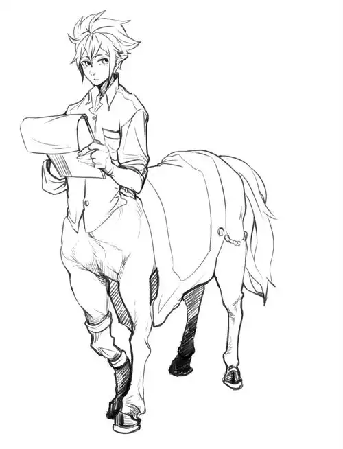 给 @不由不 太太的人马安哥,赶时间撸的质量不是很好orz