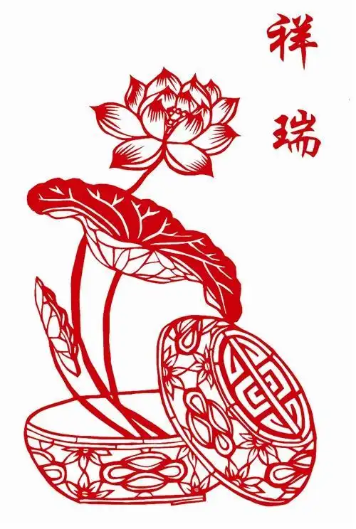 东方烟草报数字报刊平台-剪纸祥瑞富贵荣华手工工人物刻图案底稿剪纸