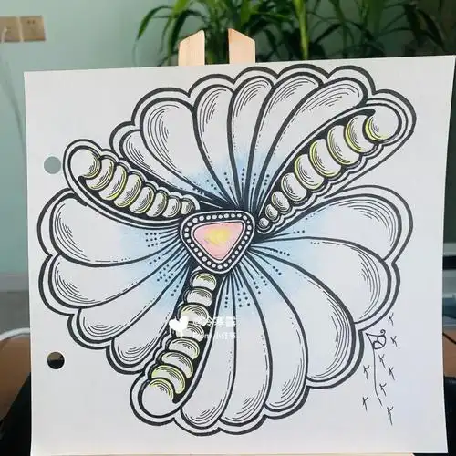 寻找小红书绘画大神  绘画大神 #禅绕画  #手绘  #绘画  #线描