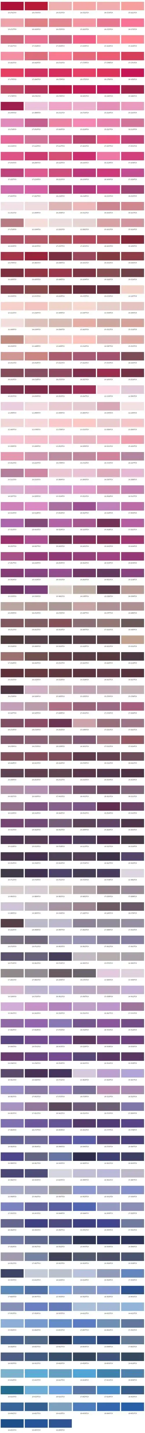 潘通(pantone)tcx棉布板色卡