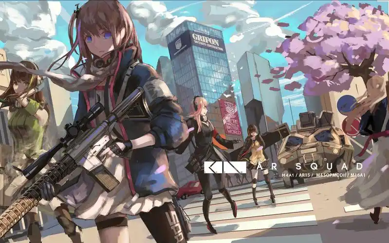 【少女前线】ar小队的过去档案-0号战役少女前线『ar小队宿舍日常』第