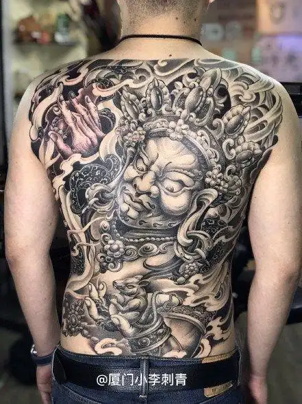 15款传统的大黑天纹身图案作品(5/15)