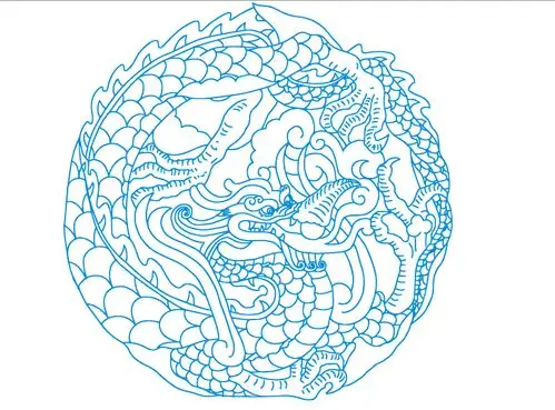 盘龙图案(cdr,矢量图)