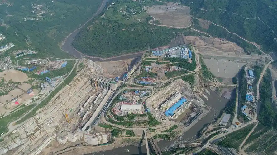 中巴经济走廊项目巴基斯坦卡洛特水电站下闸蓄水|巴基斯坦_新浪财经_