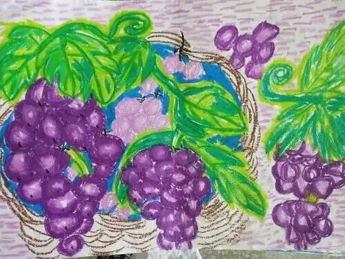 武汉路小学"点趣"三年级美术空中课堂《绿色和紫色的画》