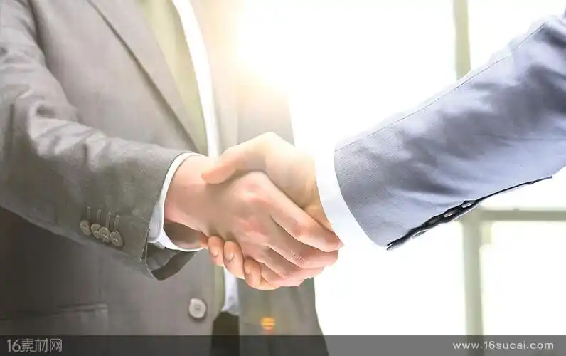 握手的商务人士高清图片