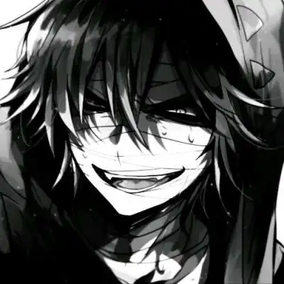 二次元丧系男头/黑白/_卡通动漫头像_我要个性网