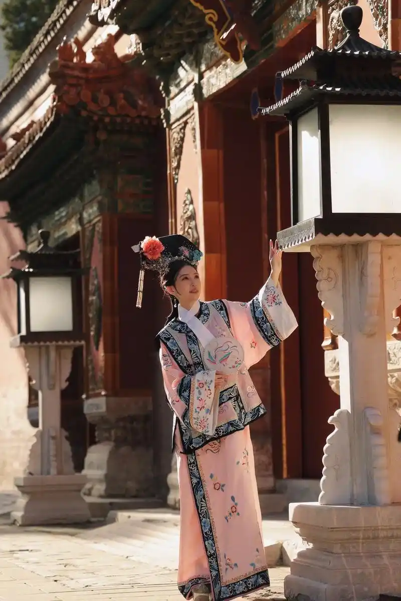 心平能愈三千疾 心静能通万事理#清朝旗装 #国风古韵