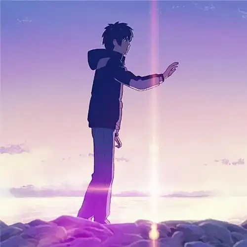 首先你得有个女朋友新海诚电影你的名字泷三叶情侣头像