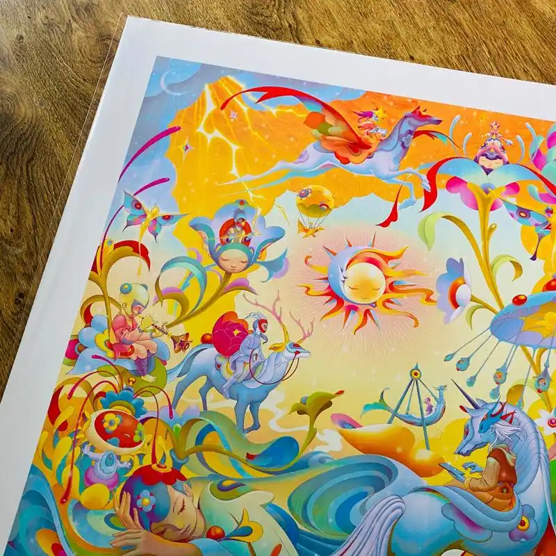 james jean版画作品《夏日奇遇》美到爆!