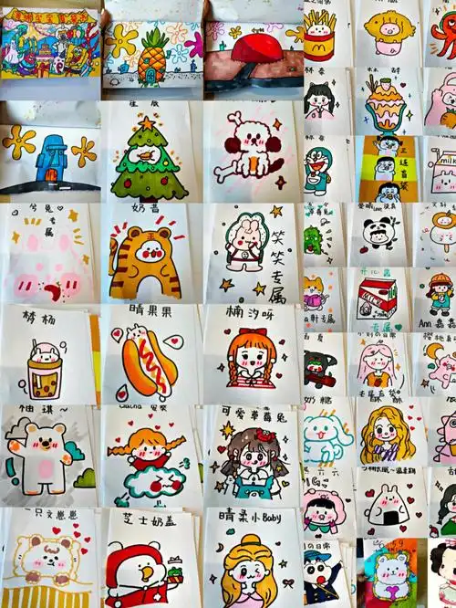 超多自制盲袋素材分享