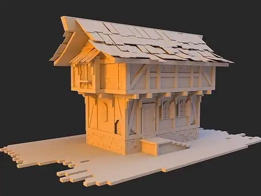 2019年 maya场景建模练习