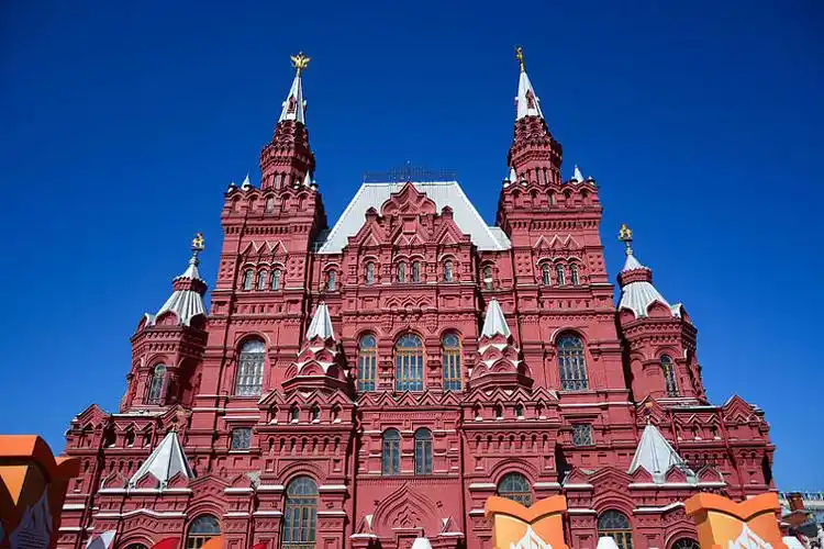 莫斯科红场 红色建筑 欧式建筑_高清图片_全景视觉