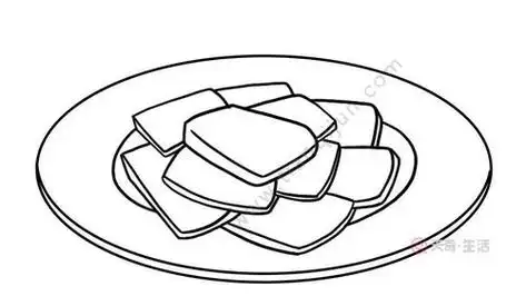 年糕简笔画可爱