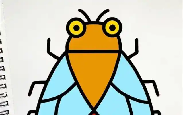 知了简笔画教程来啦～知了既是害虫也是益虫,对庄稼是有危害的,但在