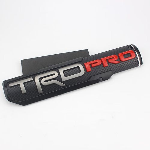 pro车贴 车门侧标 北美坦途红杉车标 abs贴标 黑底(灰 红字)