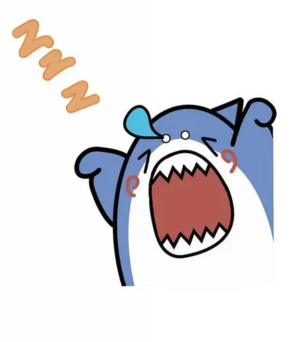 好康的鲨鱼鲨鱼插画