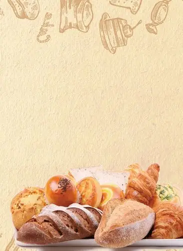 背景搜索 > 烘培面包美食促销海报 000