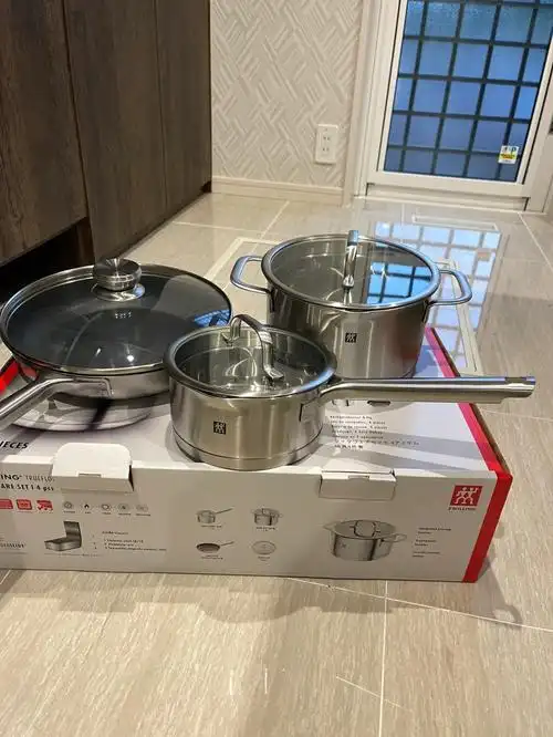 新家100个快递4100costco双立人锅具三件