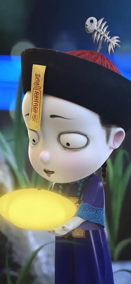 僵小鱼可爱形象手机壁纸