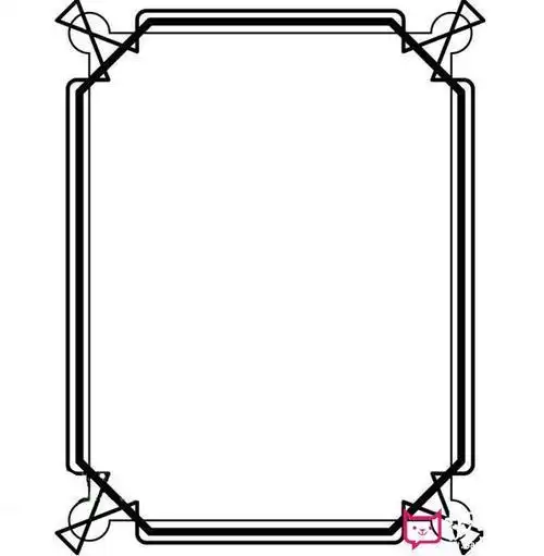 文艺简约素描花边手抄报 简约手抄报