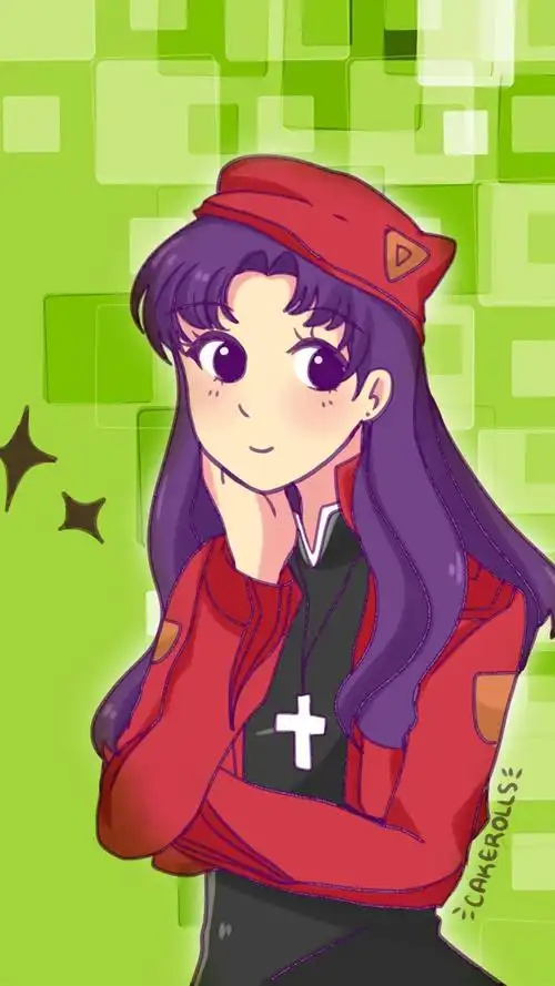 新世纪福音战士女上尉葛城美里性感手机壁纸图片大全(4)