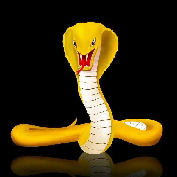 【psd】卡通蛇设计